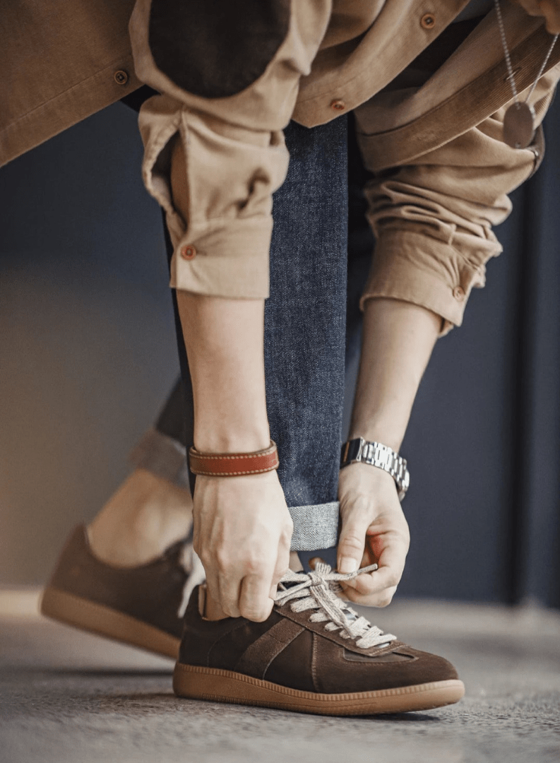 Waldro Retro Leather Sneakers - Weston Fletcher