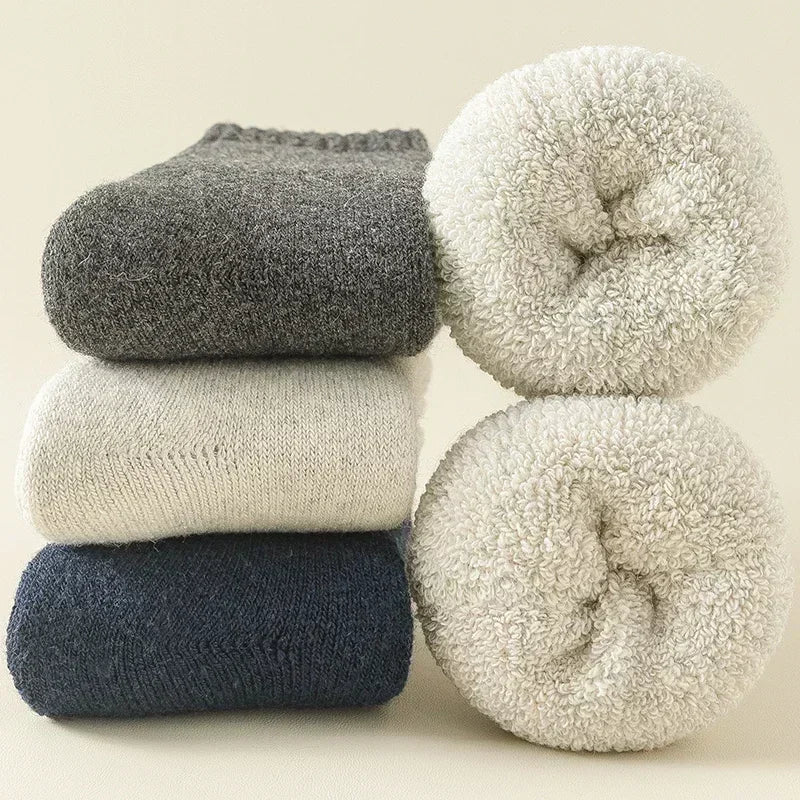 Warm & Toasty Merino Wool Socks (3 pairs) - Weston Fletcher