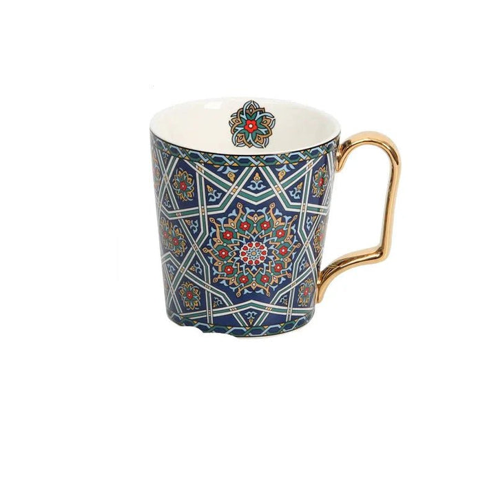 Zafira Mosaic Artisan Cup & Saucer Set - Weston Fletcher