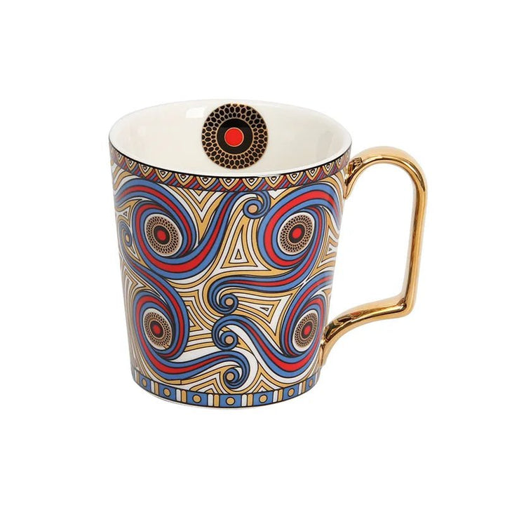 Zafira Mosaic Artisan Cup & Saucer Set - Weston Fletcher