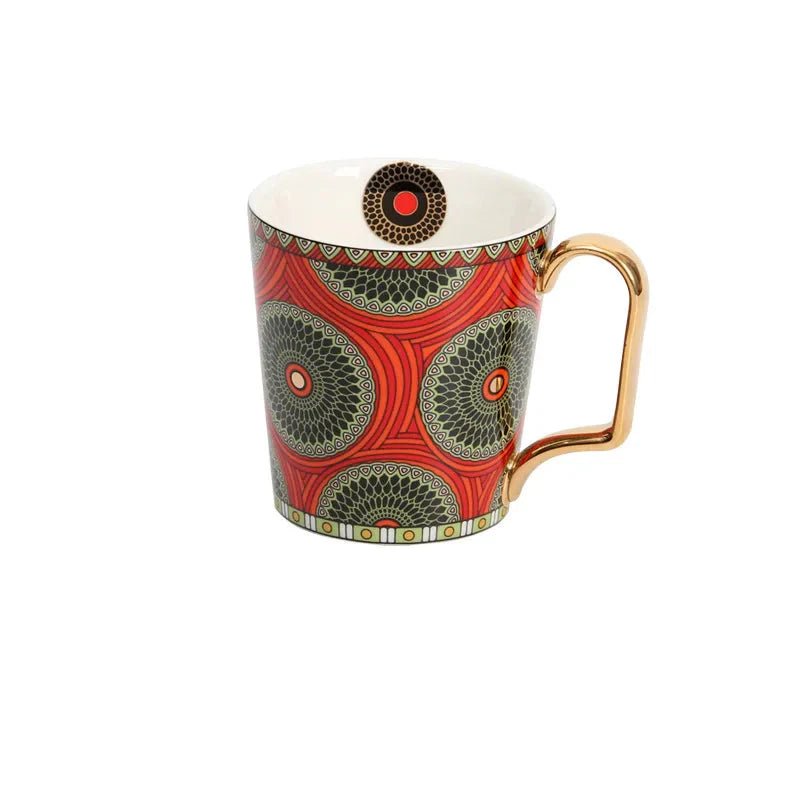 Zafira Mosaic Artisan Cup & Saucer Set - Weston Fletcher