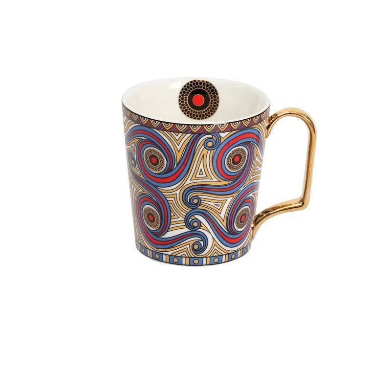 Zafira Mosaic Artisan Cup & Saucer Set - Weston Fletcher
