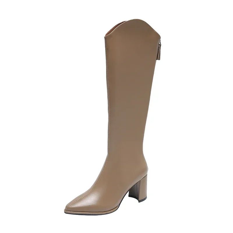 Zanita Quilted Knee - High Boots - Weston Fletcher
