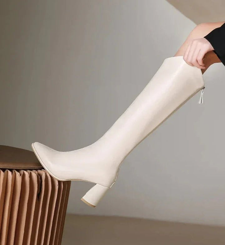 Zanita Quilted Knee - High Boots - Weston Fletcher