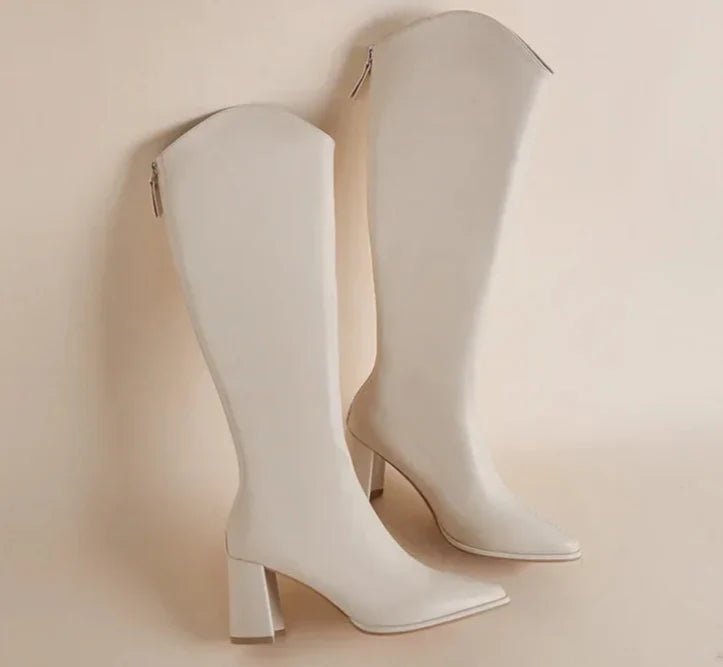 Zanita Quilted Knee - High Boots - Weston Fletcher