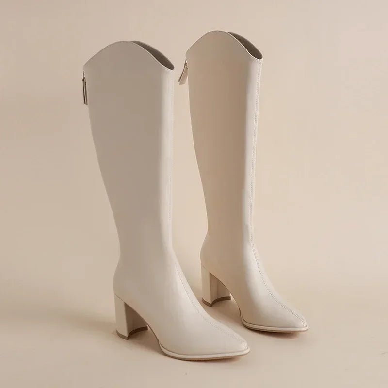 Zanita Quilted Knee - High Boots - Weston Fletcher