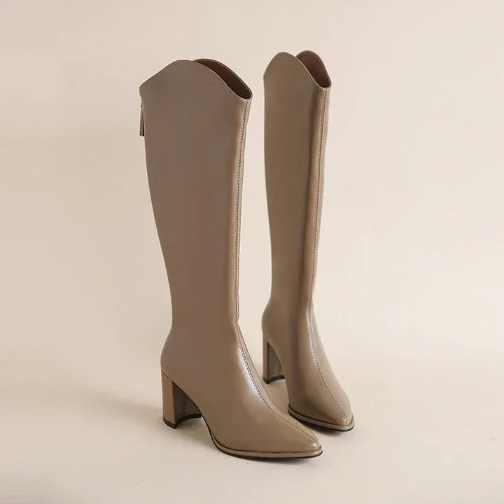 Zanita Quilted Knee - High Boots - Weston Fletcher