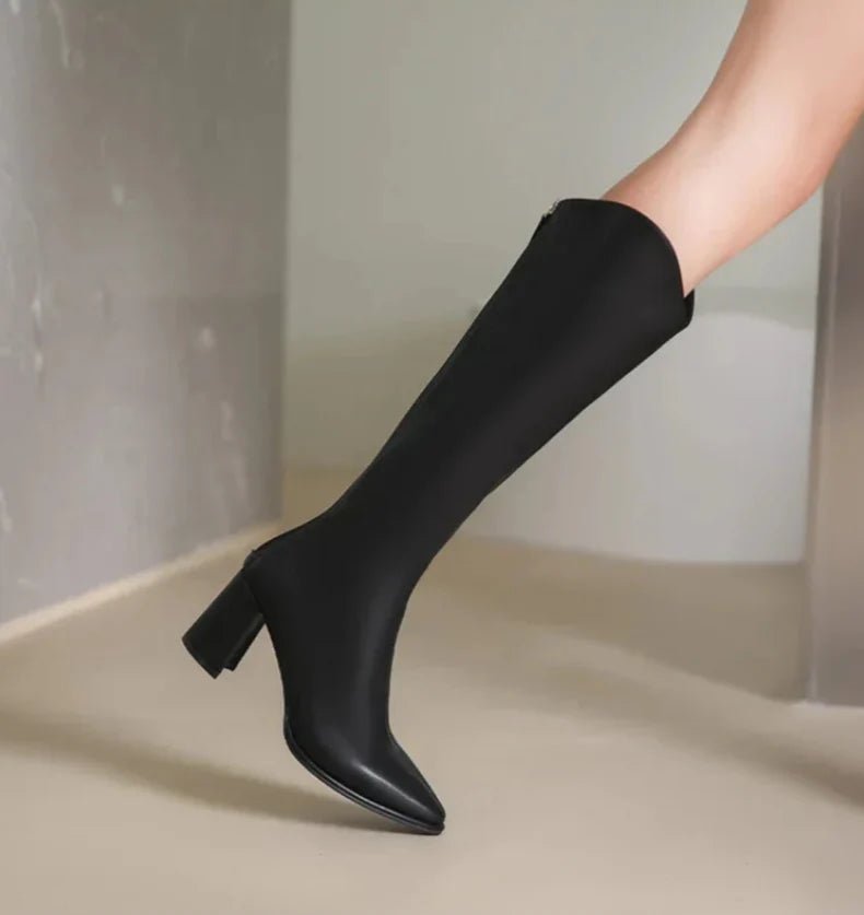 Zanita Quilted Knee - High Boots - Weston Fletcher