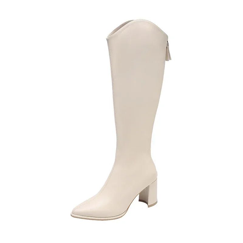 Zanita Quilted Knee - High Boots - Weston Fletcher