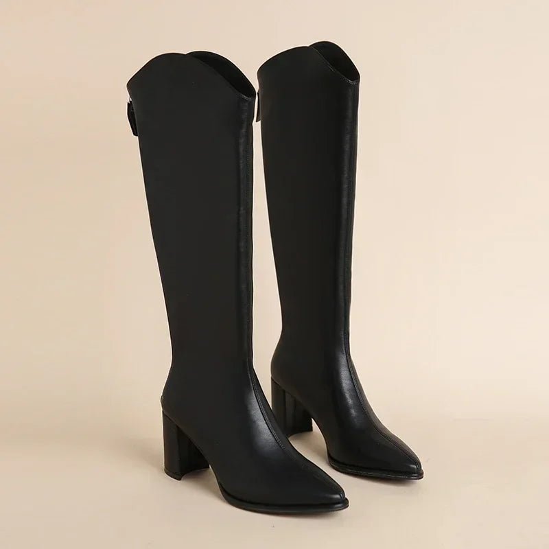 Zanita Quilted Knee - High Boots - Weston Fletcher