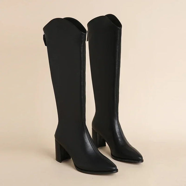 Zanita Quilted Knee - High Boots - Weston Fletcher