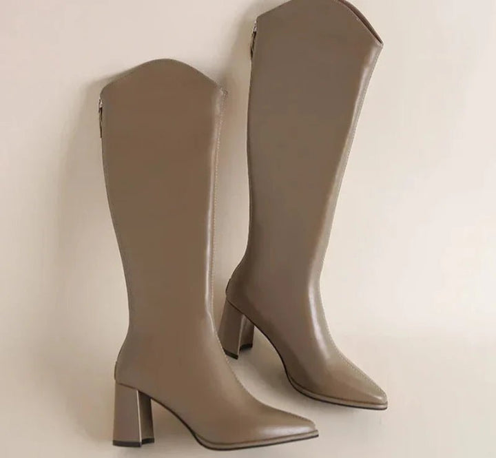 Zanita Quilted Knee - High Boots - Weston Fletcher