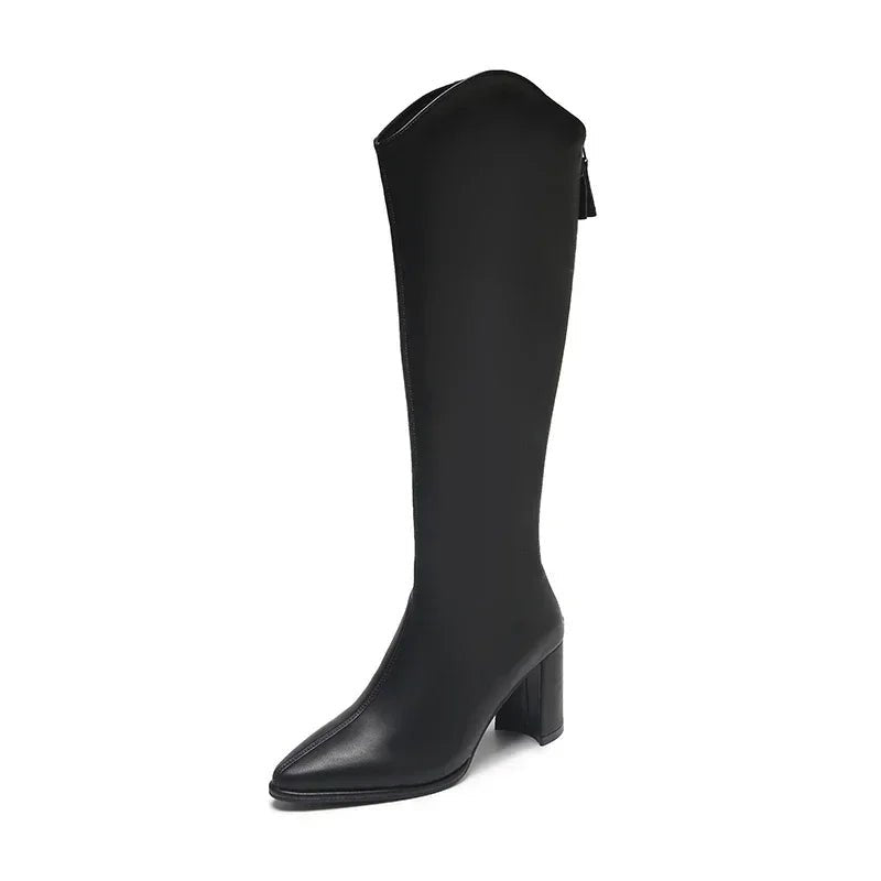 Zanita Quilted Knee - High Boots - Weston Fletcher